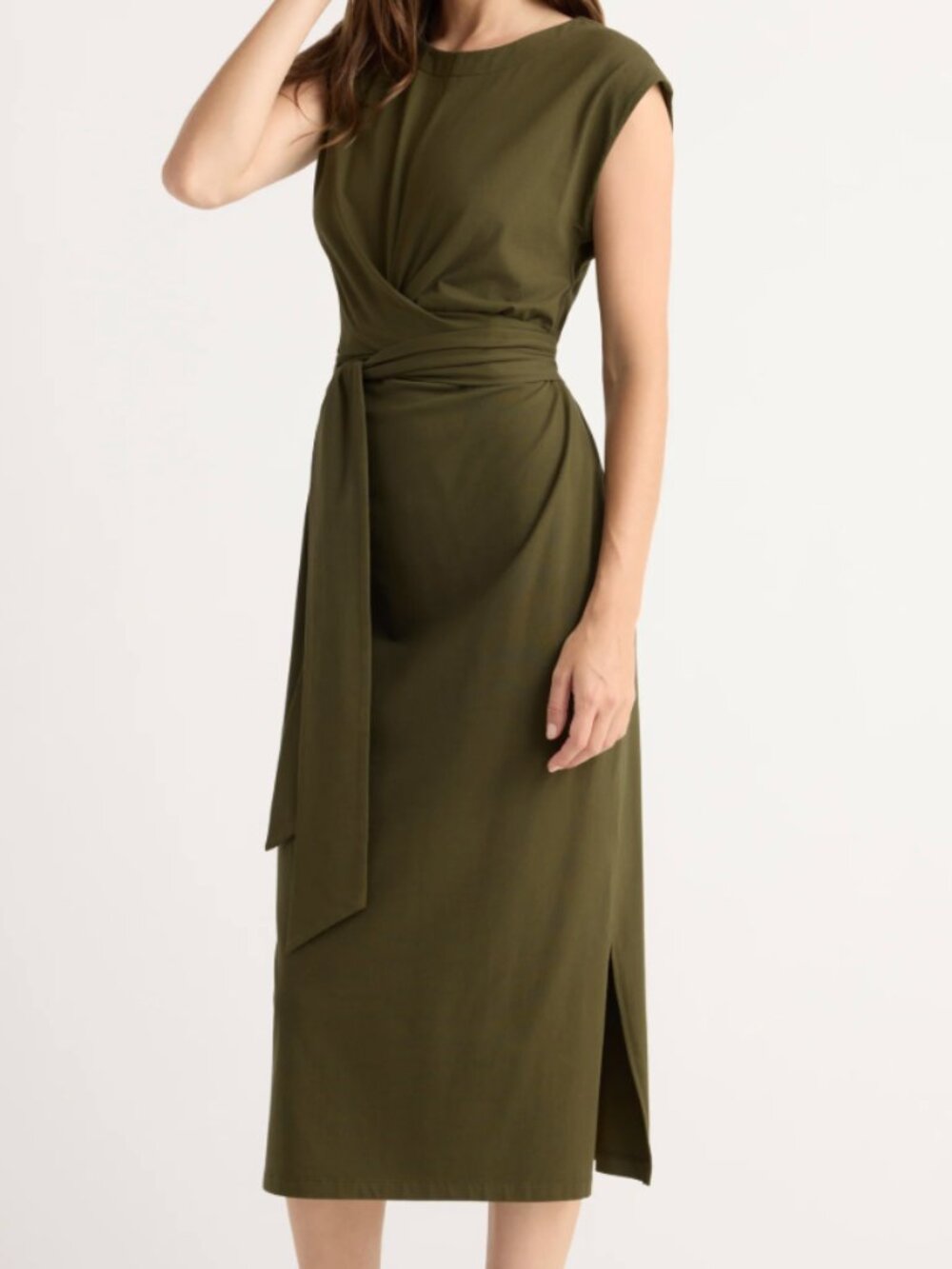 Modern Citizen Fei Tie-Front Organic Cotton Dress